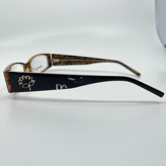 CoverGirl Women\'s Eyeglasses Frame Black Orange‎ CG0416 53-15-140 H6722 main image 7